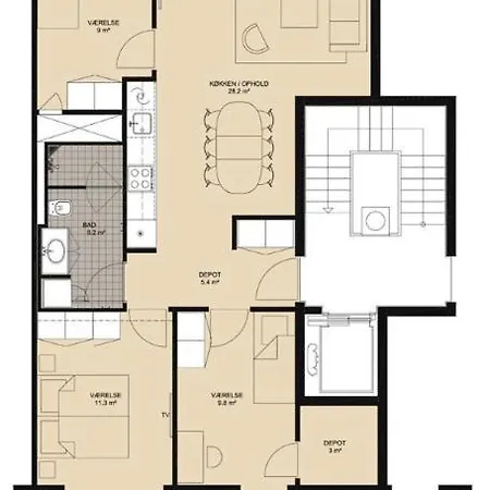 Διαμέρισμα Beautiful 3-bed In Canal Κοπεγχάγη